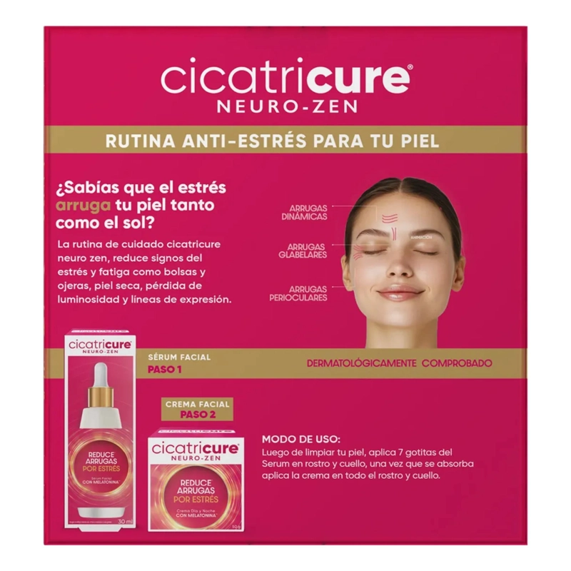 CICATRICURE RUTINA FACIAL ANTI ESTRE S - 3