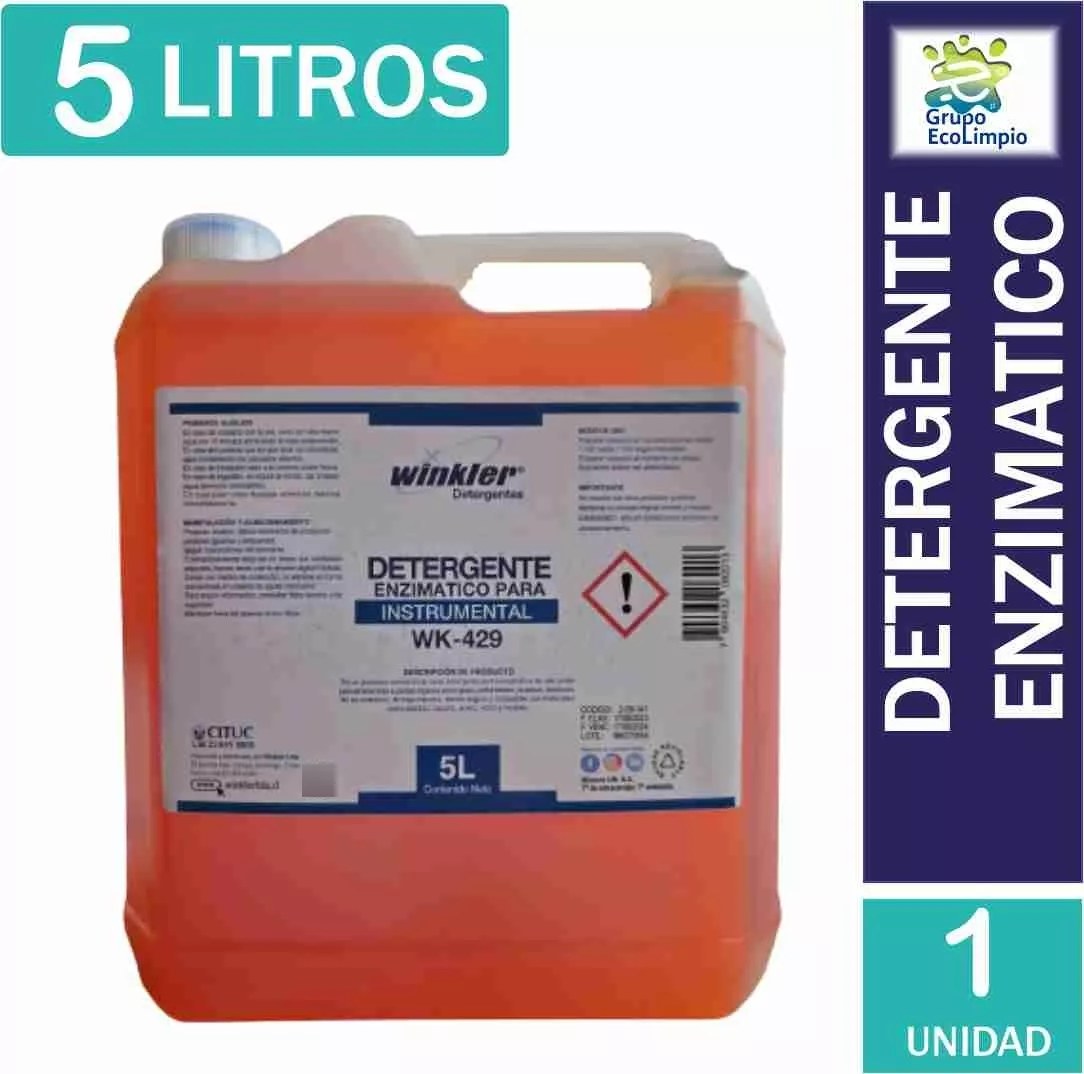 DETERGENTE WINKLER NUTRITION 5 L ENZIMATICO INSTRUMENTAL - 1