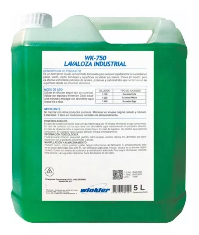 LAVALOZA WINKLER NUTRITION 1250 L INDUSTRIAL CONCENTRADO - 1