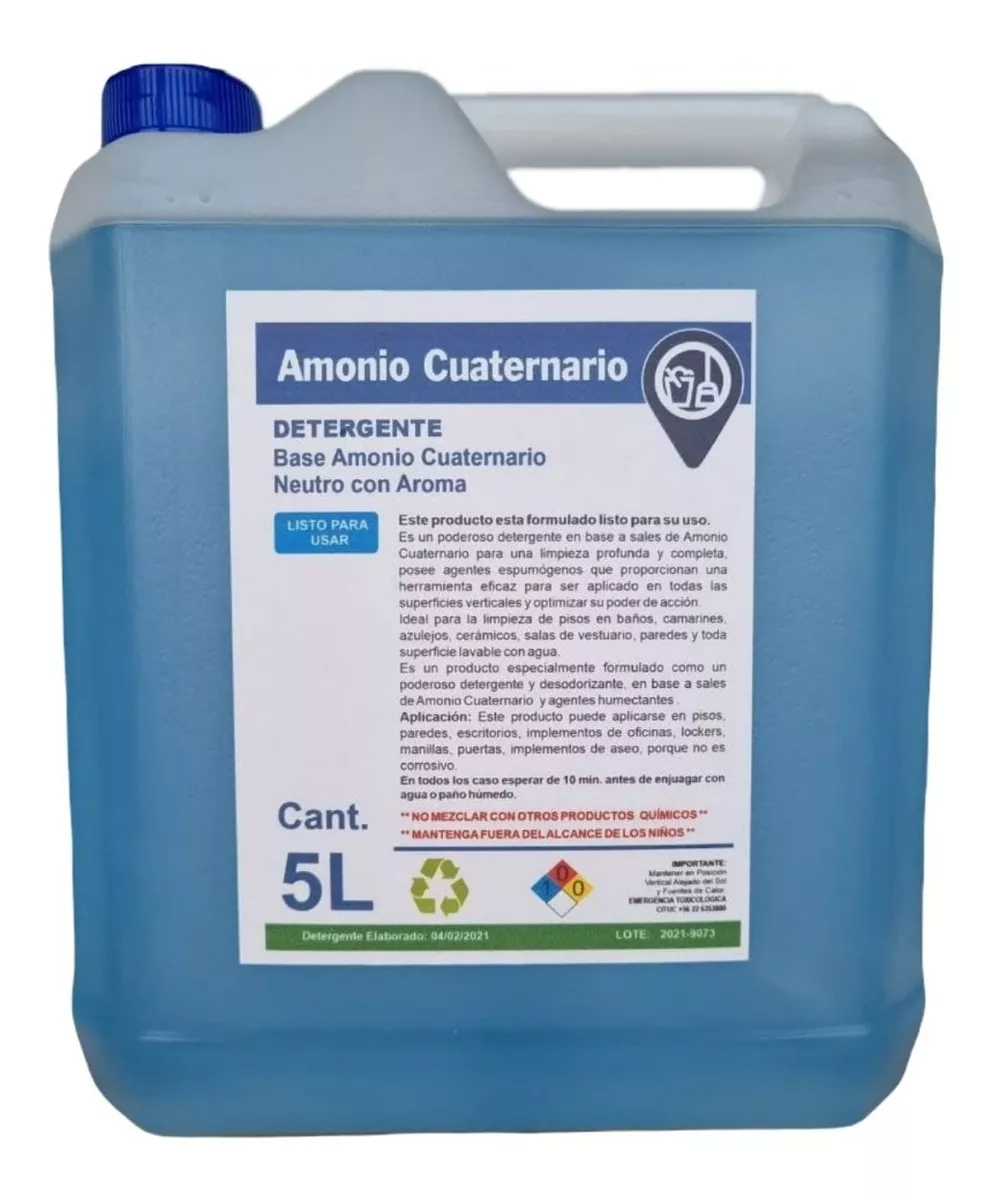 AMONIO CUATERNARIO BIDÓN DE 5LTS - 3