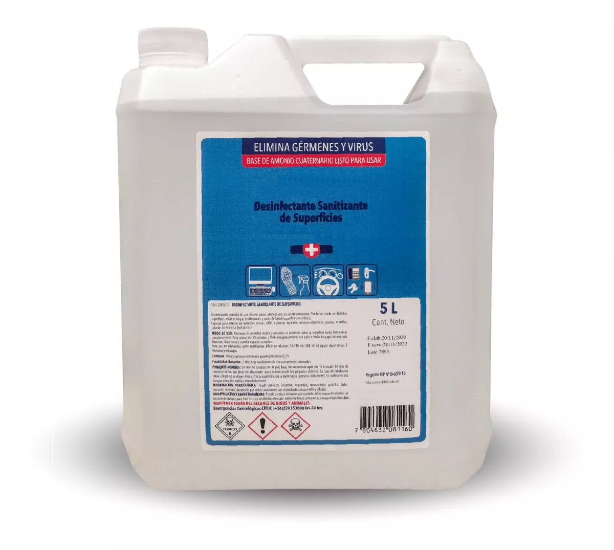 SUAVIZANTE WINKLER NUTRITION SANITIZANTE LISTO PARA USAR REGISTROS ISP - 3