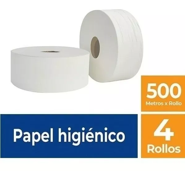 PAPEL HIGIÉNICO WINKLER NUTRITION 4 X 500 INDUSTRIAL - 2