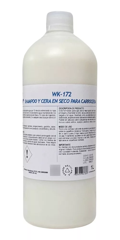 SHAMPOO Y CERA EN SECO PARA CARROCERIA WINKLER - 1