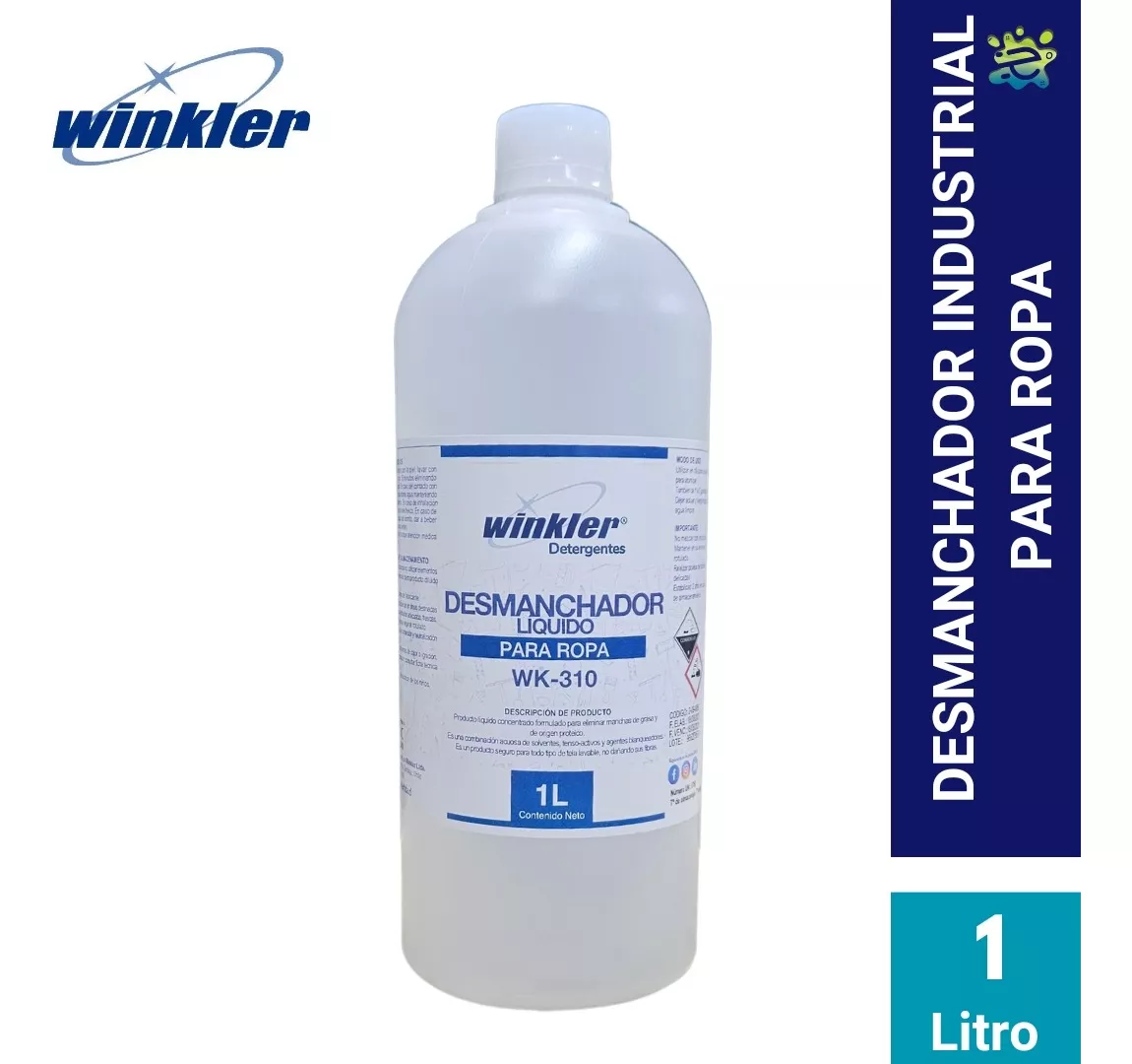 DESMANCHADOR DE ROPA INDUSTRIAL CONCENTRADO - WINKLER - 1