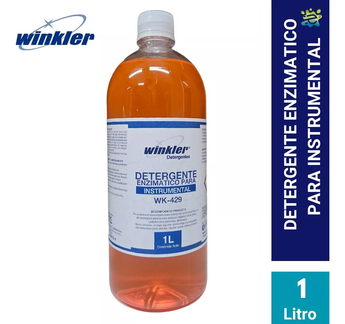 DETERGENTE ENZIMATICO PARA INSTRUMENTAL - 1 LITRO - WINKLER - 1