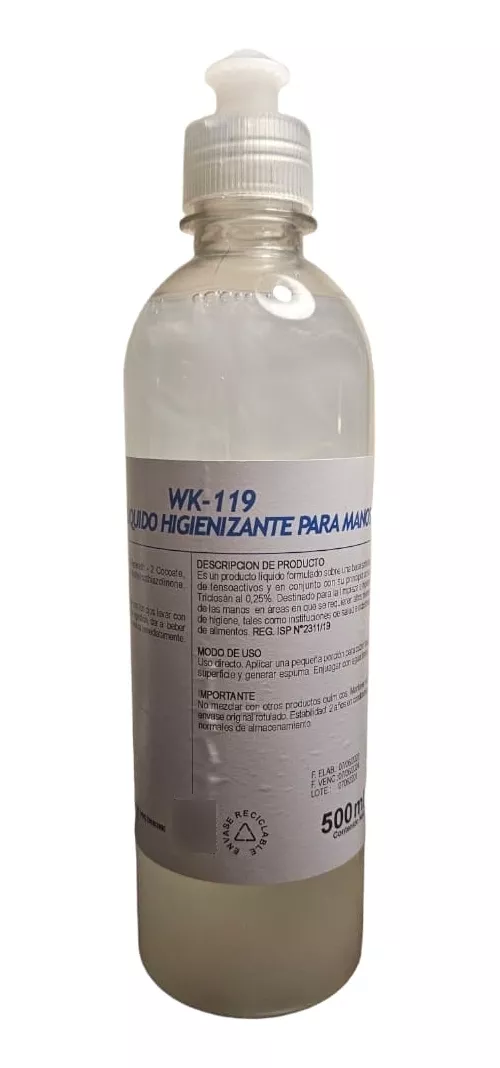 JABÓN HIGIENIZANTE PARA MANOS (500ML) - WINKLER - 1