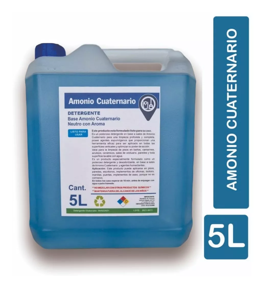 DETERGENTE BASE A CUATERNARIO CON ROCIADOR - 1