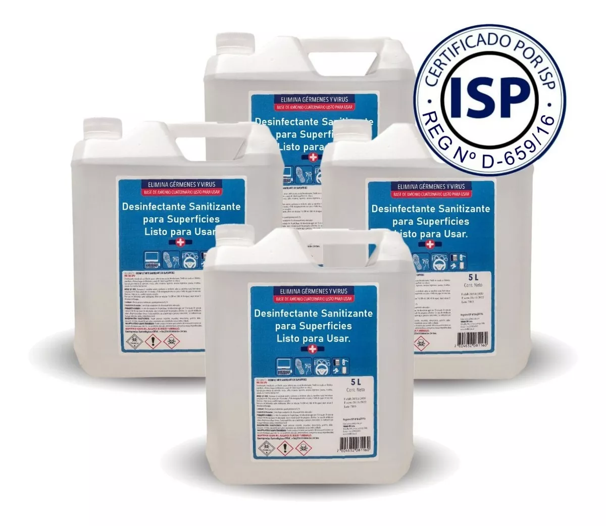 AMONIO CUATERNARIO WINKLER NUTRITION CON REGISTRO ISP (PACK 4 UND) - 1