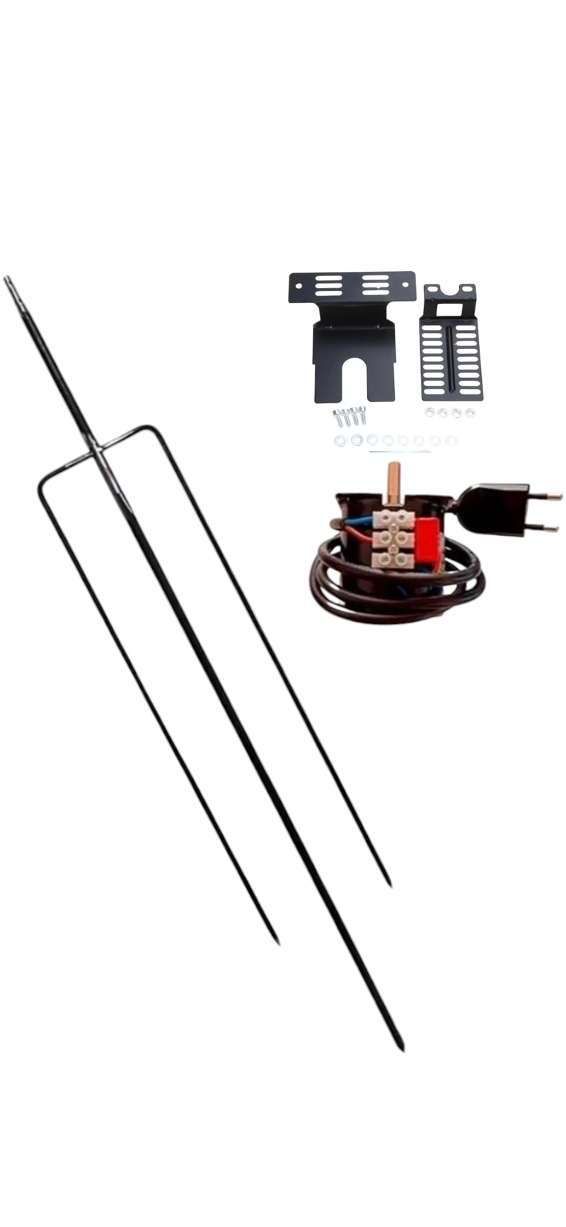 MOTOR 35 KG + TIDENTE PARRILLERO QUINCHO 1.2 mts - 1