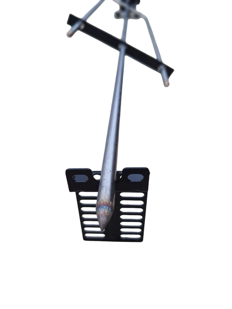 MOTOR SPIEDO PARILLA 35 KG largo tridente 1,2 mts acero inox. - 10