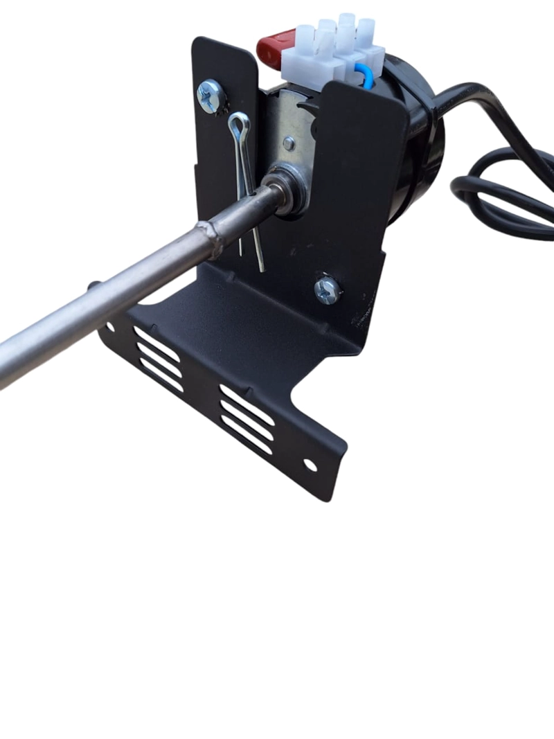 MOTOR SPIEDO PARILLA 35 KG largo tridente 1,2 mts acero inox. - 12