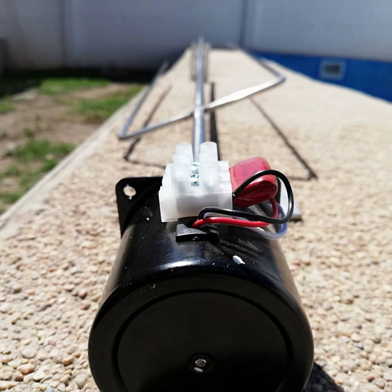MOTOR SPIEDO PARILLA 35 KG largo tridente 1,2 mts acero inox. - 4