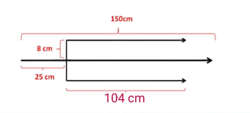 SPIEDO PARA 40 KG LARGO TRIDENTE 1,5 MTS - 2