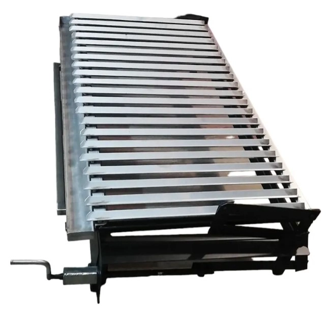 PARRILLA DE ACERO INOXIDABLE 90 X 55 CM CON AUTOELEVACION - 5