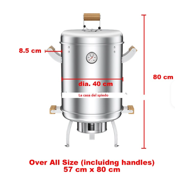 HORNO AHUMADOR DE ACERO INOXIDABLE - 2
