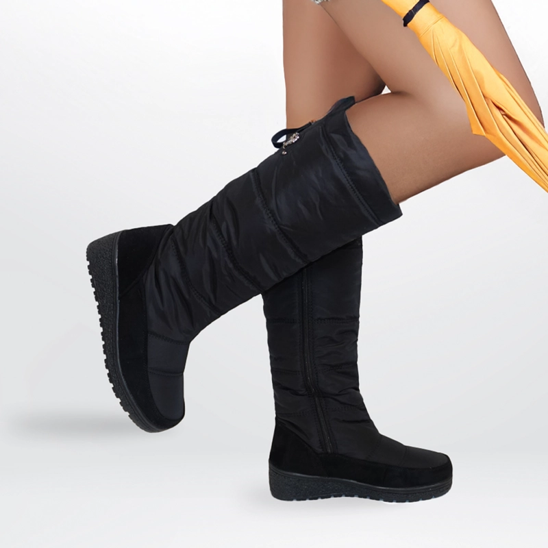 BOTAS NIEVE Y LLUVIA IMPERMEABLES FORRADAS POR DENTRO CON CHIPORRO - 1