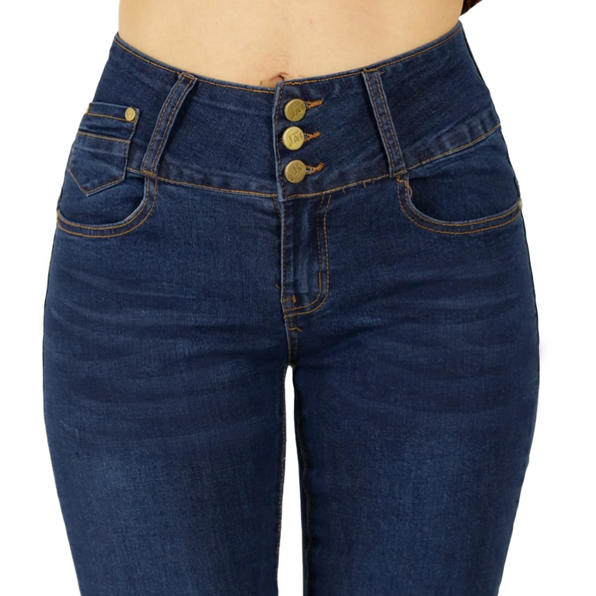 JEANS PUSH UP MUJER BUCANERAS LEVANTA COLA CORTE COLOMBIANO CALCE PERFECTO ESCULTOR - 5