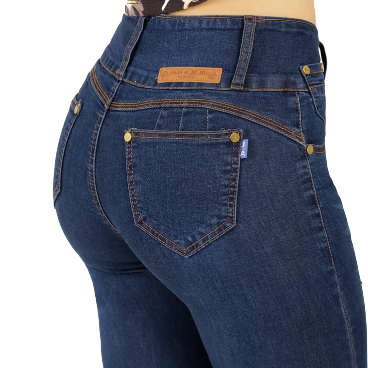 JEANS PUSH UP MUJER BUCANERAS LEVANTA COLA CORTE COLOMBIANO CALCE PERFECTO ESCULTOR - 6