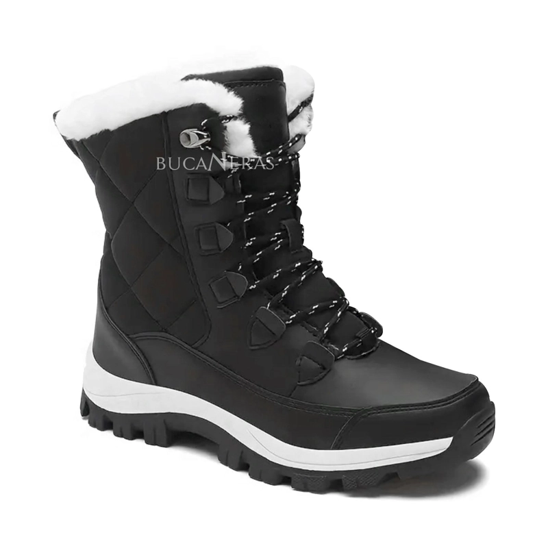 BOTIN NIEVE Y LLUVIA IMPERMEABLES - BOTAS FORRADAS EN CHIPORRO - 1