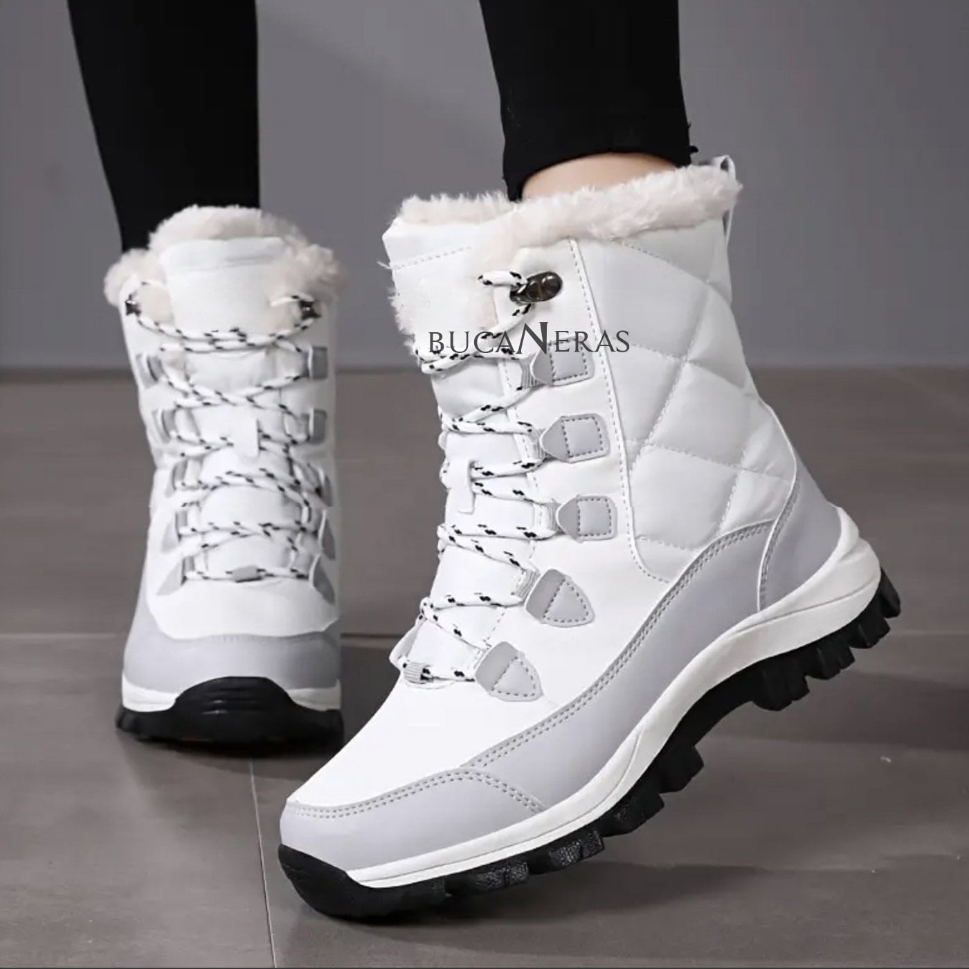 BOTIN NIEVE Y LLUVIA IMPERMEABLES - BOTAS FORRADAS EN CHIPORRO - 5