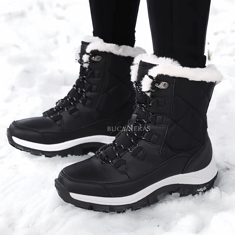 BOTIN NIEVE Y LLUVIA IMPERMEABLES - BOTAS FORRADAS EN CHIPORRO - 6