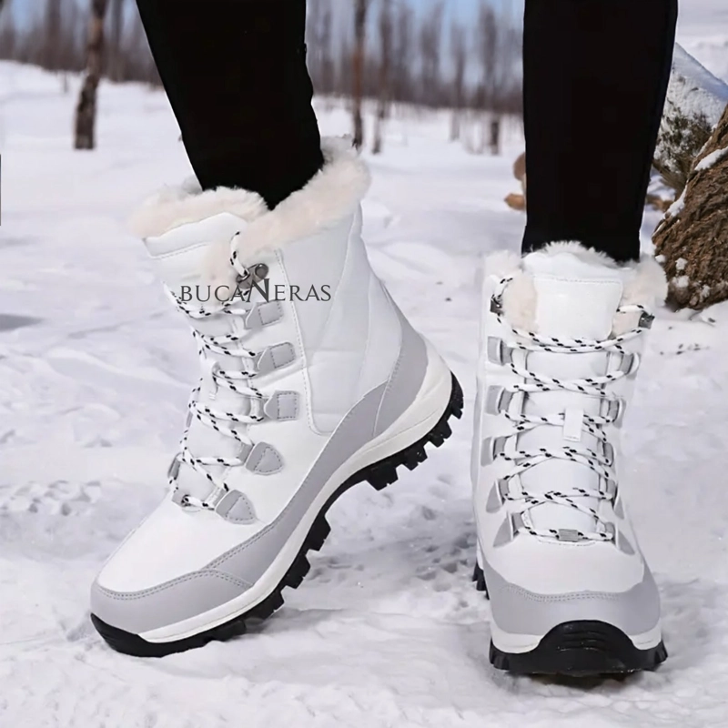 BOTIN NIEVE Y LLUVIA IMPERMEABLES - BOTAS FORRADAS EN CHIPORRO - 7