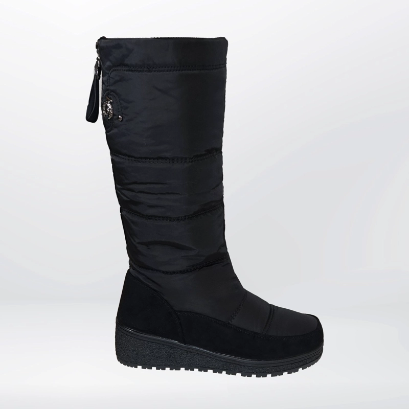BOTAS LARGAS NIEVE Y LLUVIA IMPERMEABLES FORRADAS  CON CHIPORRO - 2