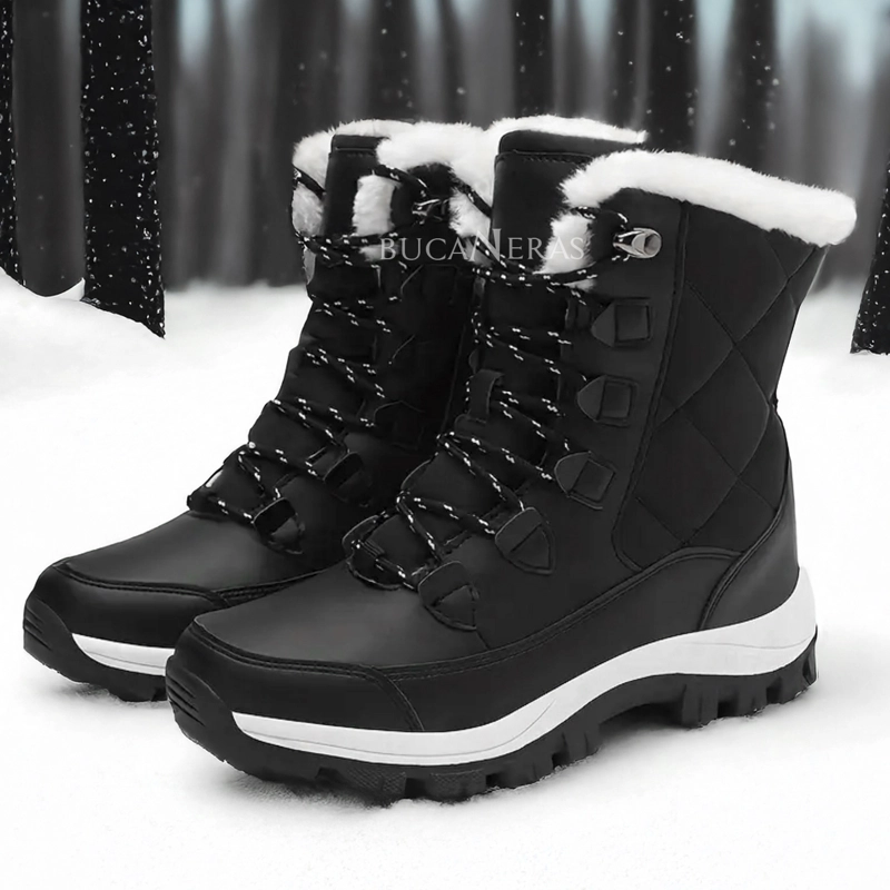 BOTIN NIEVE Y LLUVIA - BOTAS FORRADAS EN CHIPORRO - 5