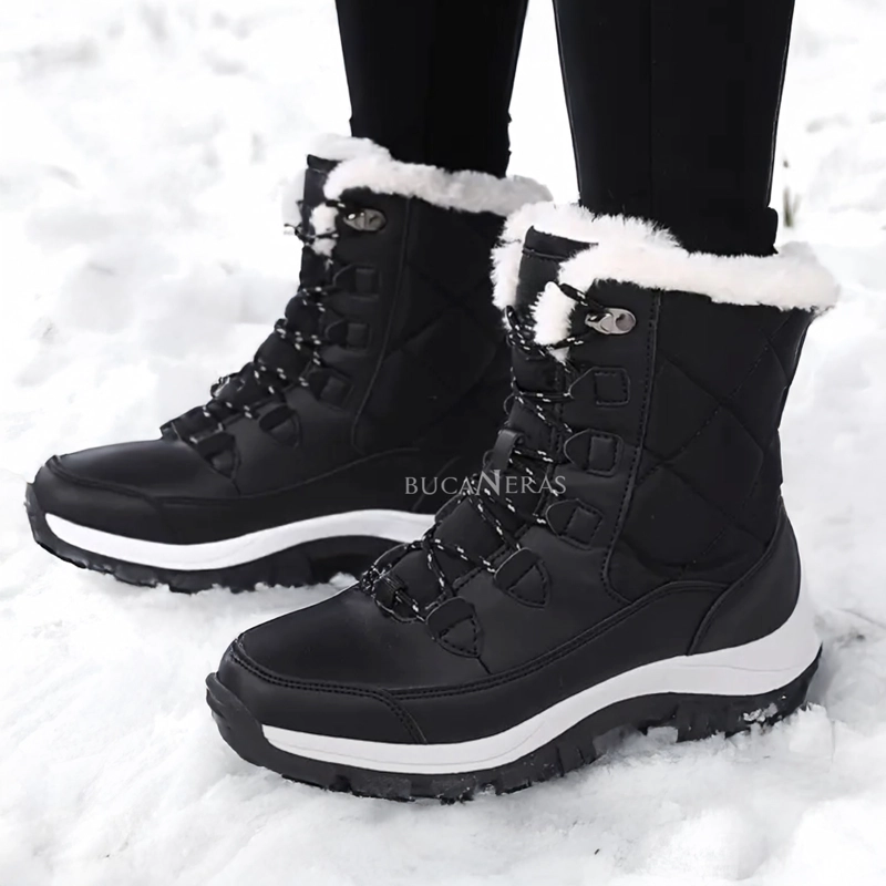 BOTIN NIEVE Y LLUVIA - BOTAS FORRADAS EN CHIPORRO - 6