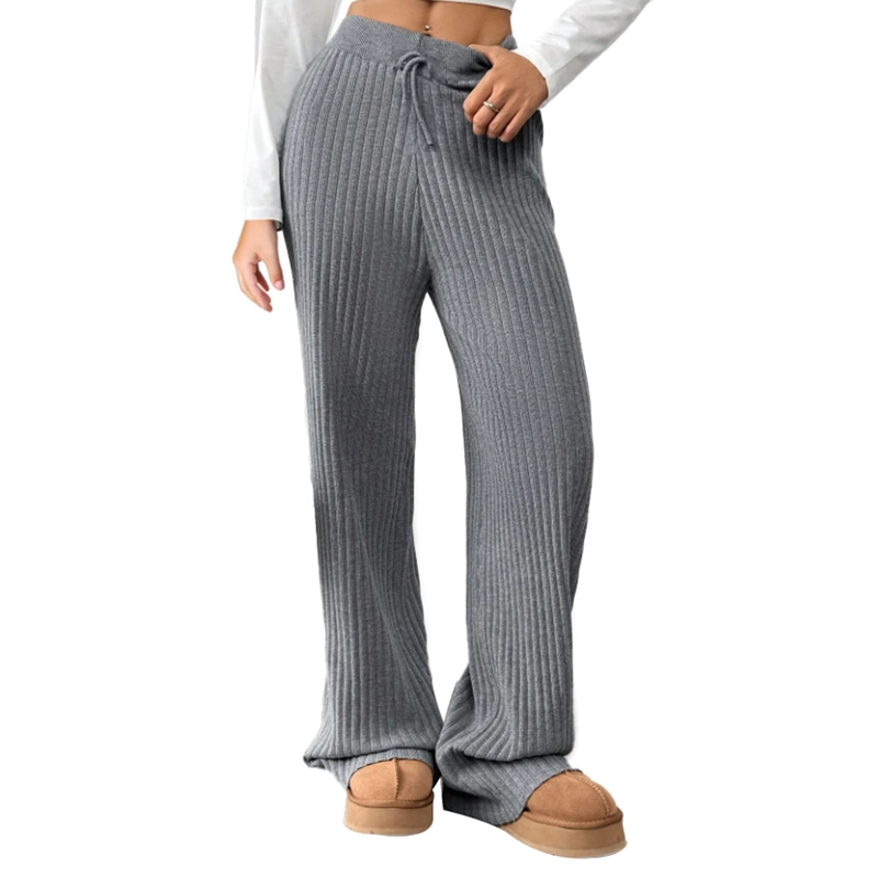 PANTALON PREMIUM LANILLA TEJIDO PALAZZO ELASTICADO WIDE LEG TIRO ALTO - 3
