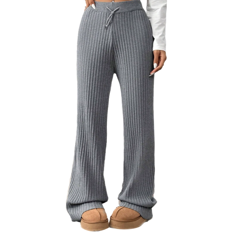 PANTALON PREMIUM LANILLA TEJIDO PALAZZO ELASTICADO WIDE LEG TIRO ALTO - 6