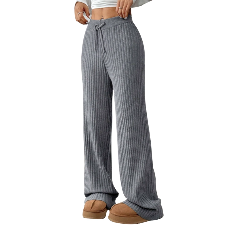 PANTALON PREMIUM LANILLA TEJIDO PALAZZO ELASTICADO WIDE LEG TIRO ALTO - 7