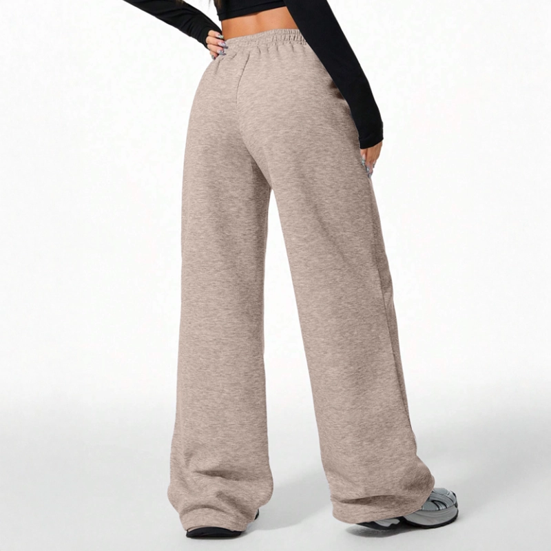 PANTALON BUZO ALGODON TE RMICO FORRADO EN CHIPORRO PALAZZO - 2