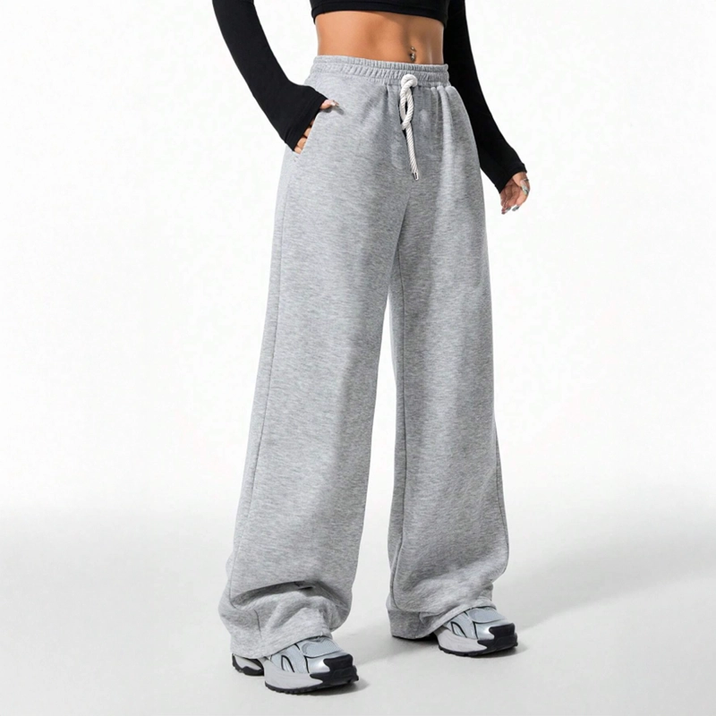 PANTALON BUZO ALGODON TE RMICO FORRADO EN CHIPORRO PALAZZO - 2
