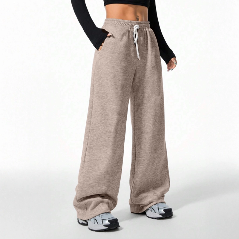 PANTALON BUZO ALGODON TE RMICO FORRADO EN CHIPORRO PALAZZO - 3