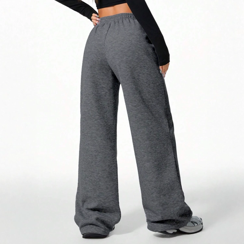 PANTALON BUZO ALGODON TE RMICO FORRADO EN CHIPORRO PALAZZO - 4