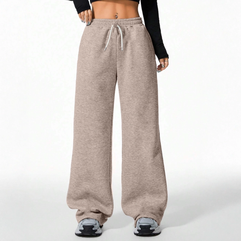 PANTALON BUZO ALGODON TE RMICO FORRADO EN CHIPORRO PALAZZO - 4
