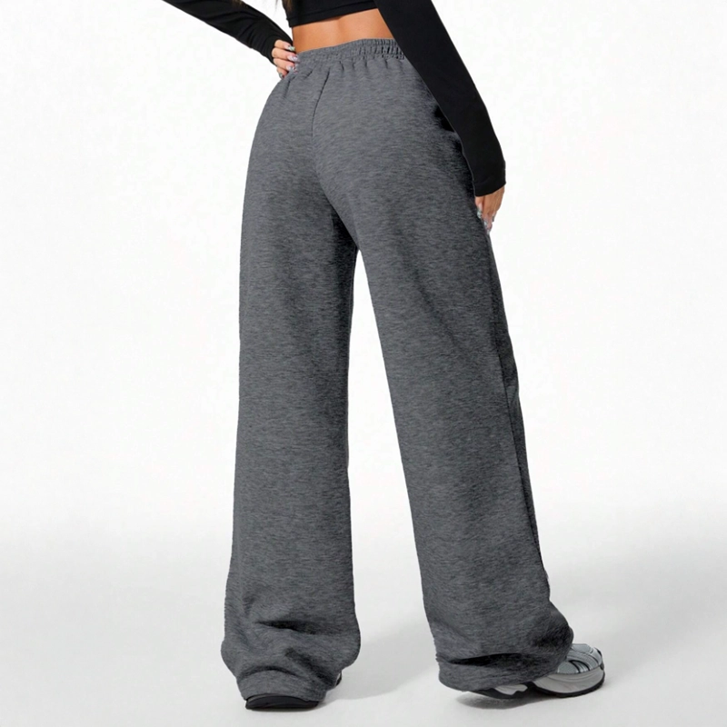 PANTALON BUZO ALGODON TE RMICO FORRADO EN CHIPORRO PALAZZO - 4