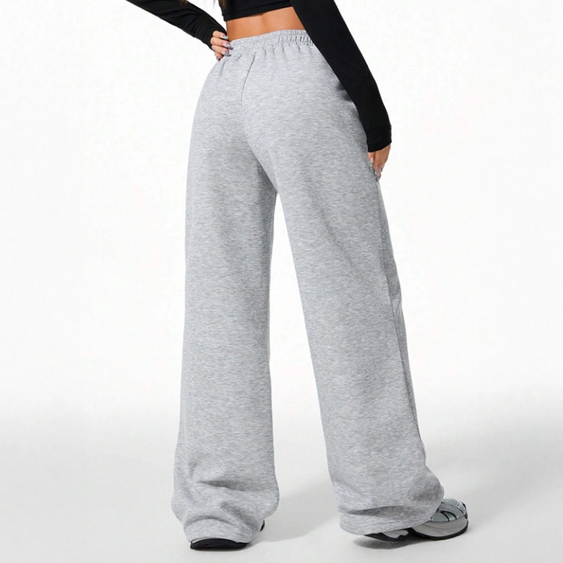 PANTALON BUZO ALGODON TE RMICO FORRADO EN CHIPORRO PALAZZO - 4