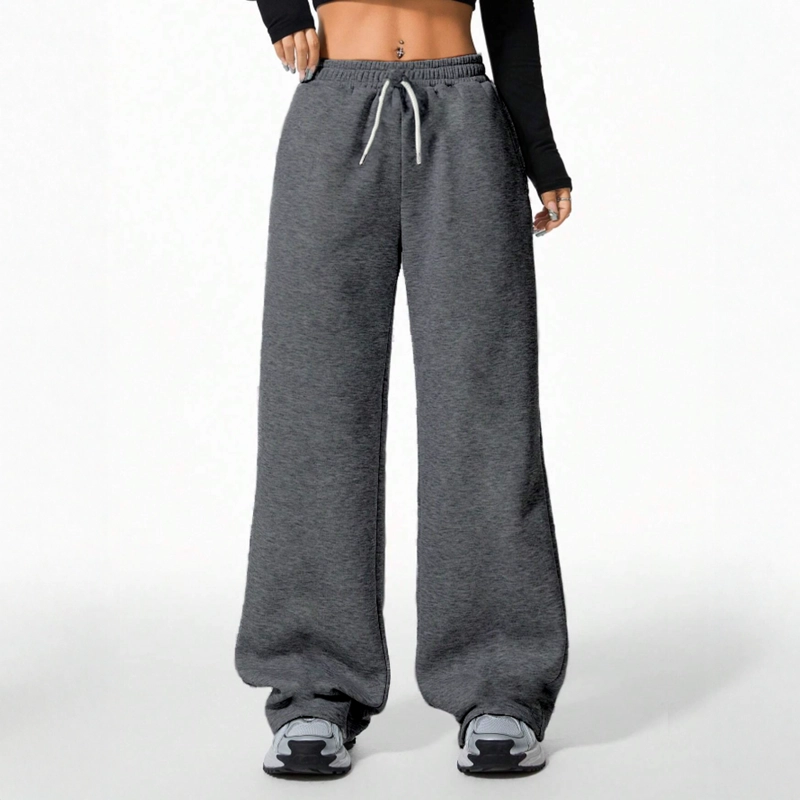 PANTALON BUZO ALGODON TE RMICO FORRADO EN CHIPORRO PALAZZO - 5