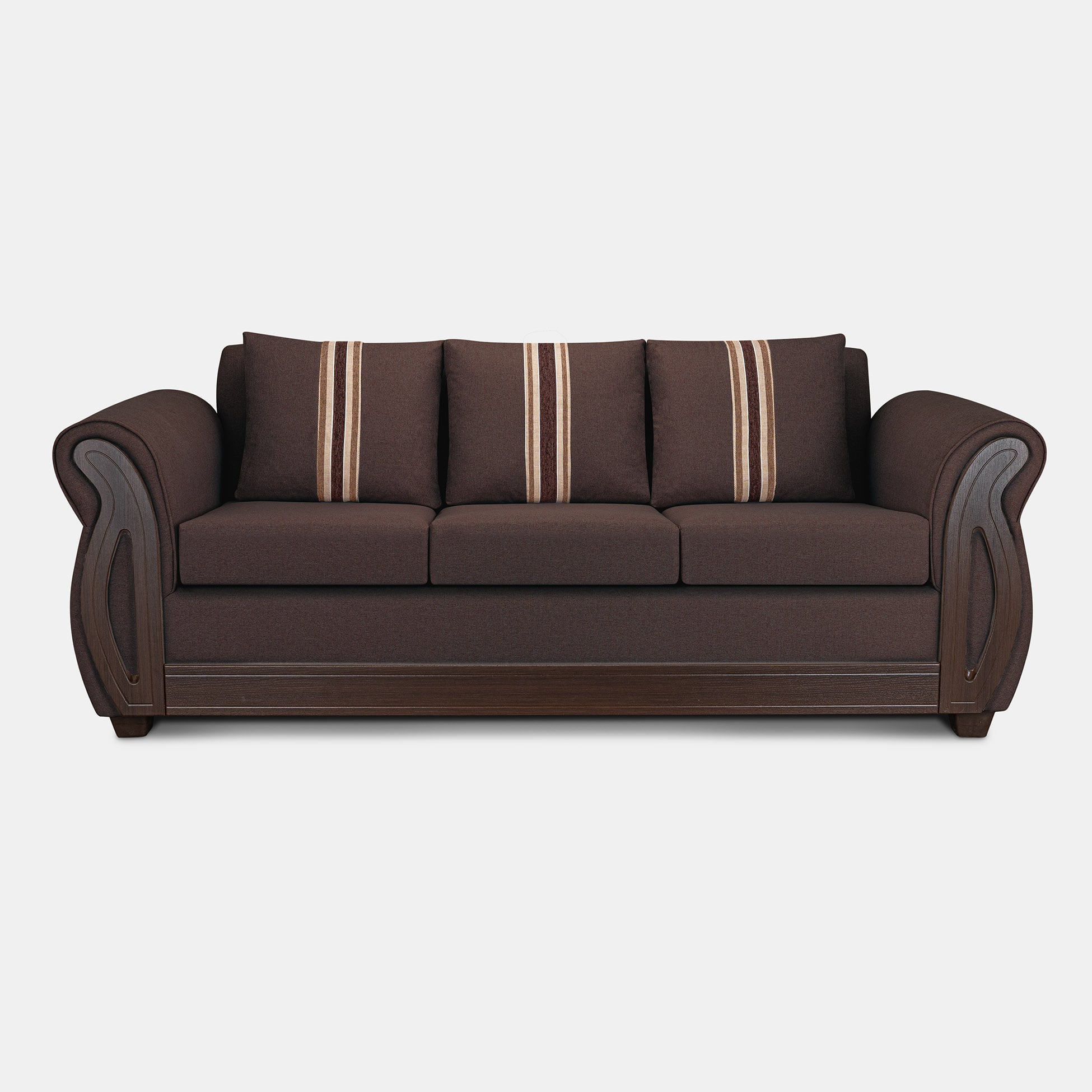 JUEGO LIVING RUZAM MOBEL ISIDORA 3-1-1 CAFÉ - 3