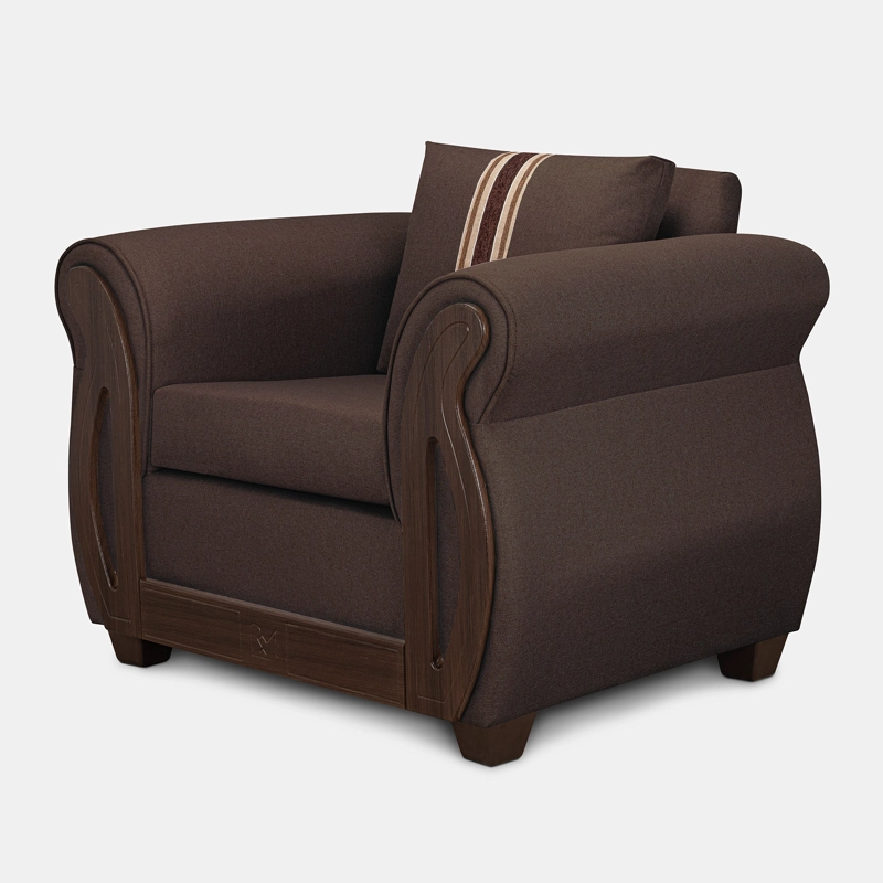 JUEGO LIVING RUZAM MOBEL ISIDORA 3-1-1 CAFÉ - 7