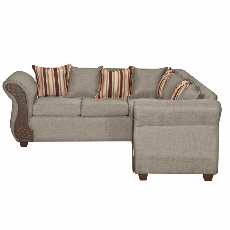 SECCIONAL RUZAM MOBEL MARSELLA 5 CUERPOS LINO BEIGE - 2