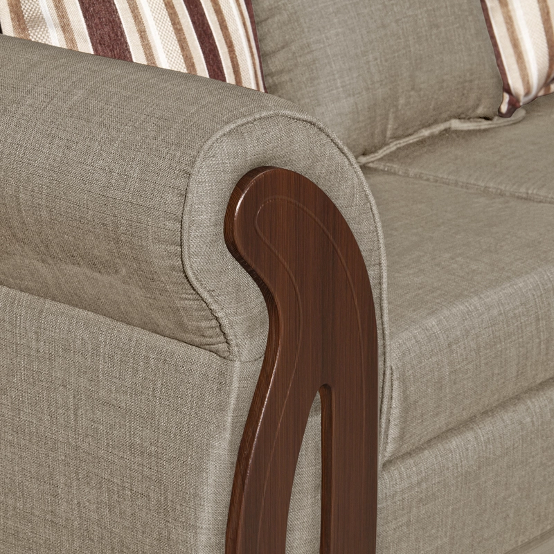 SECCIONAL RUZAM MOBEL ISIDORA 5 CUERPOS LINO BEIGE - 4
