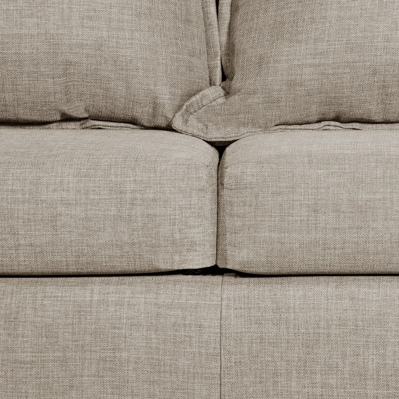 SECCIONAL RUZAM MOBEL ISIDORA 5 CUERPOS LINO BEIGE - 9