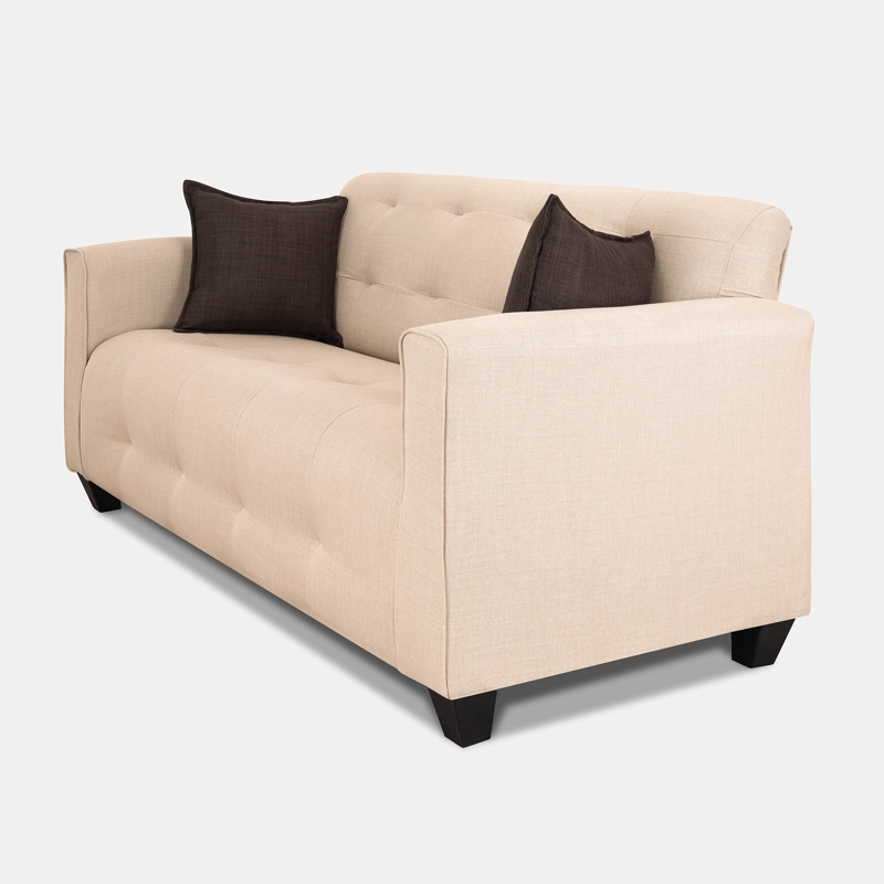 SOFÁ RUZAM MOBEL URBANO 3 CUERPOS LINO BEIGE - 3
