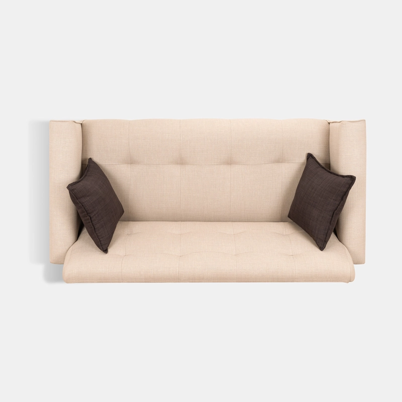SOFÁ RUZAM MOBEL URBANO 3 CUERPOS LINO BEIGE - 6