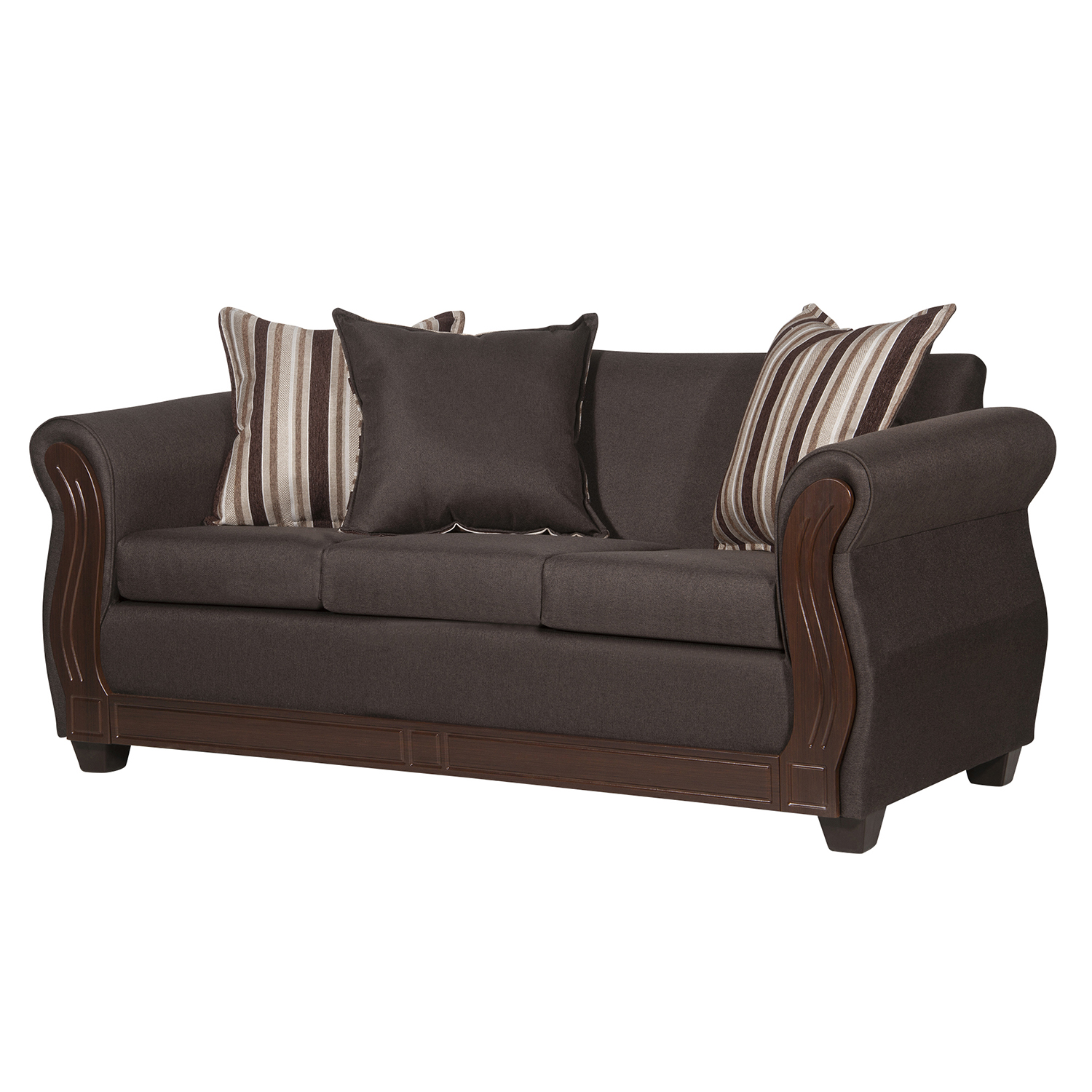 JUEGO LIVING RUZAM MOBEL ATENAS 3 1 1 CAFÉ - 4