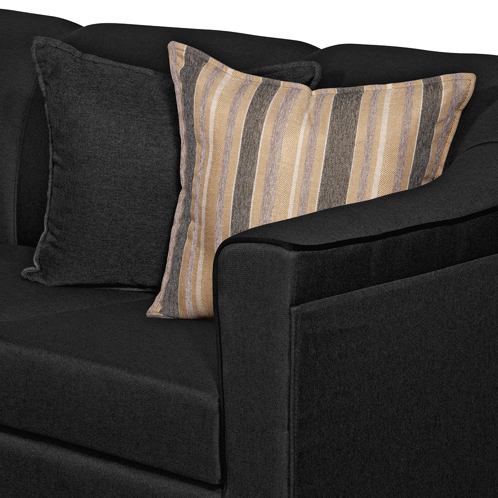 JUEGO DE LIVING 3 1 1 VENECIA NEGRO - 4