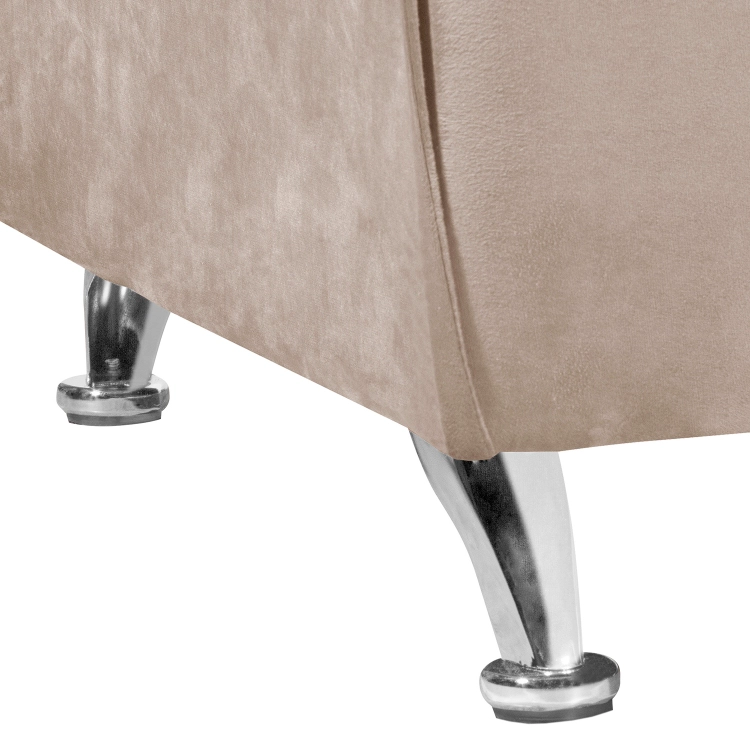SOFÁ RUZAM MOBEL ROSES 3 CUERPOS FELPA BEIGE - 6